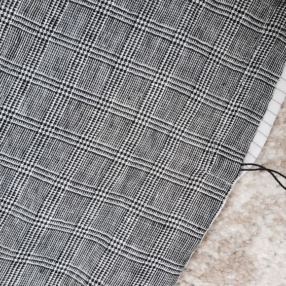 Alembika NWT Small Medium Oversized Black White Linen Blend Cold Shoulder Tunic - Picture 4 of 15